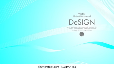 Abstract vector background, color flow waved lines . stock vector
