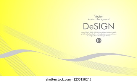 Abstract vector background, color flow waved lines . stock vector