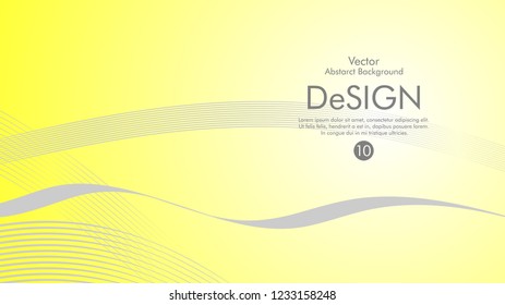 Abstract vector background, color flow waved lines . stock vector