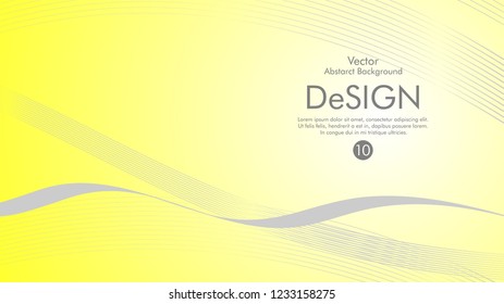 Abstract vector background, color flow waved lines . stock vector