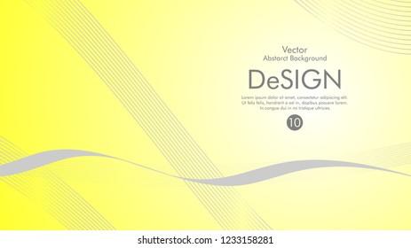 Abstract vector background, color flow waved lines . stock vector
