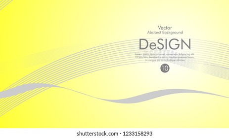 Abstract vector background, color flow waved lines . stock vector