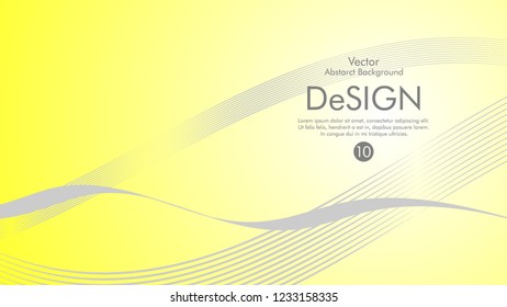 Abstract vector background, color flow waved lines . stock vector