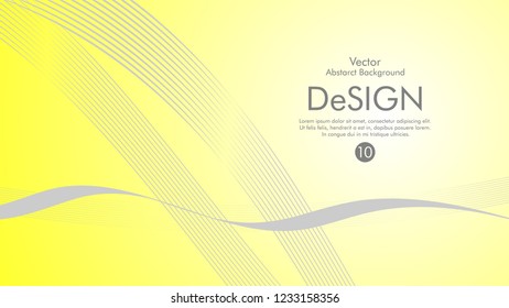 Abstract vector background, color flow waved lines . stock vector