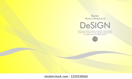 Abstract vector background, color flow waved lines . stock vector