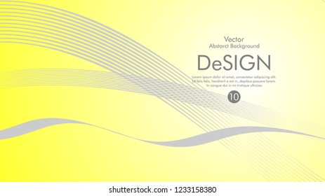 Abstract vector background, color flow waved lines . stock vector