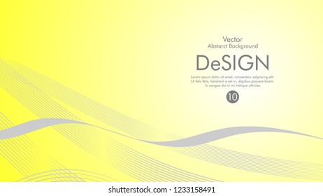 Abstract vector background, color flow waved lines . stock vector