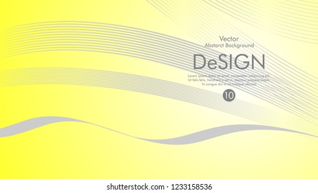 Abstract vector background, color flow waved lines . stock vector