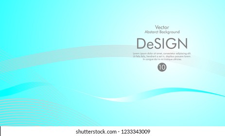 Abstract vector background, color flow waved lines . stock vector