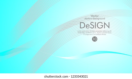 Abstract vector background, color flow waved lines . stock vector