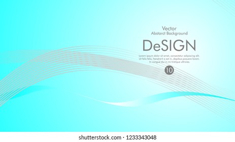 Abstract vector background, color flow waved lines . stock vector