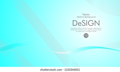 Abstract vector background, color flow waved lines . stock vector