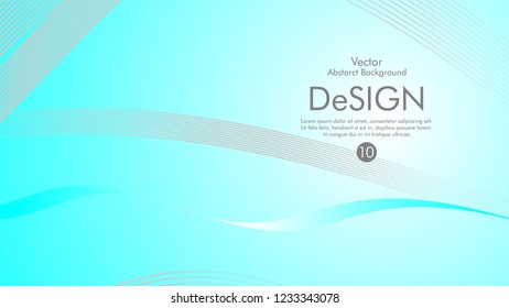 Abstract vector background, color flow waved lines . stock vector
