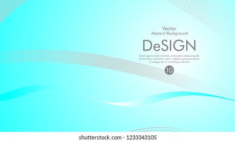 Abstract vector background, color flow waved lines . stock vector