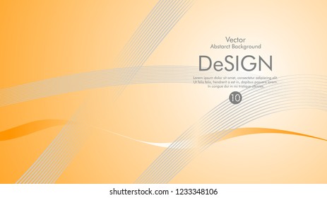 Abstract vector background, color flow waved lines . stock vector