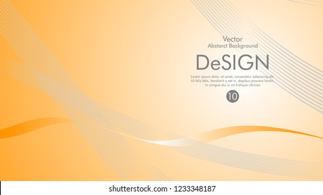 Abstract vector background, color flow waved lines . stock vector