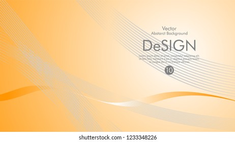 Abstract vector background, color flow waved lines . stock vector