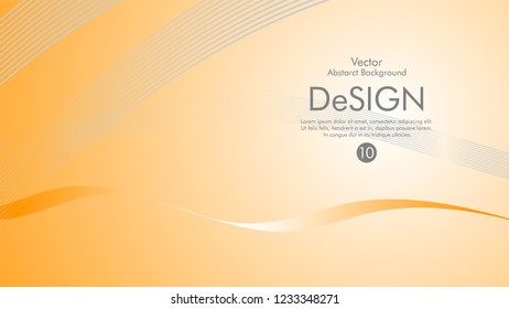 Abstract vector background, color flow waved lines . stock vector