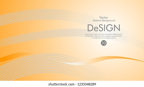Abstract vector background, color flow waved lines . stock vector