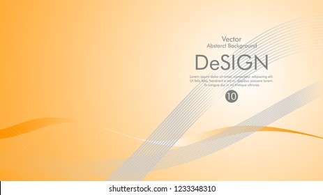 Abstract vector background, color flow waved lines . stock vector