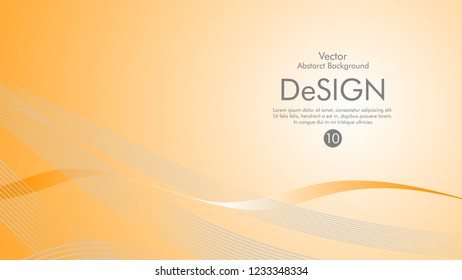 Abstract vector background, color flow waved lines . stock vector