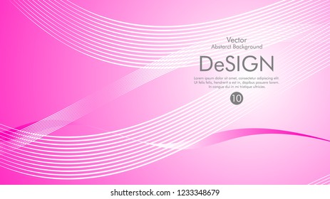 Abstract vector background, color flow waved lines . stock vector