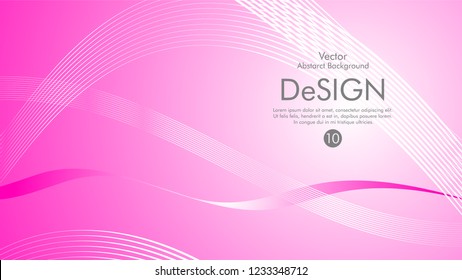 Abstract vector background, color flow waved lines . stock vector