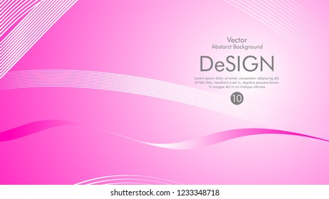 Abstract vector background, color flow waved lines . stock vector