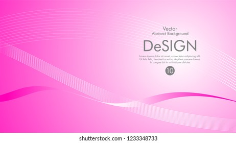 Abstract vector background, color flow waved lines . stock vector