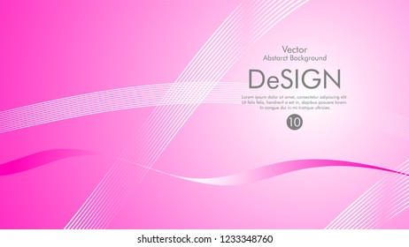 Abstract vector background, color flow waved lines . stock vector