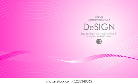 Abstract vector background, color flow waved lines . stock vector