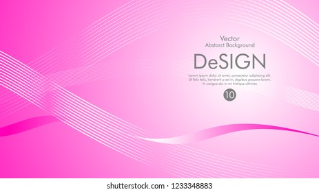 Abstract vector background, color flow waved lines . stock vector