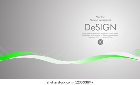 Abstract vector background, color flow waved lines . stock vector