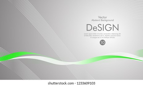 Abstract vector background, color flow waved lines . stock vector