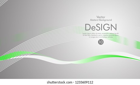 Abstract vector background, color flow waved lines . stock vector