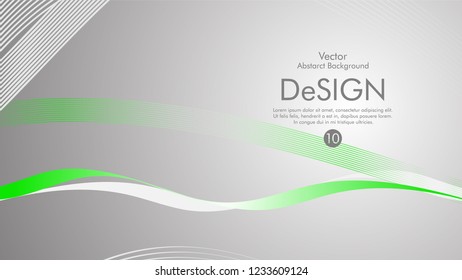Abstract vector background, color flow waved lines . stock vector