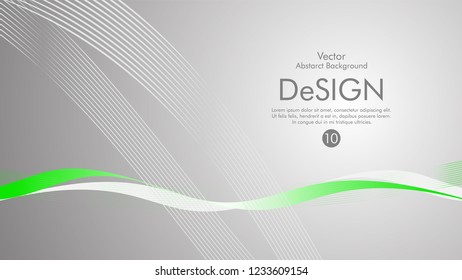Abstract vector background, color flow waved lines . stock vector