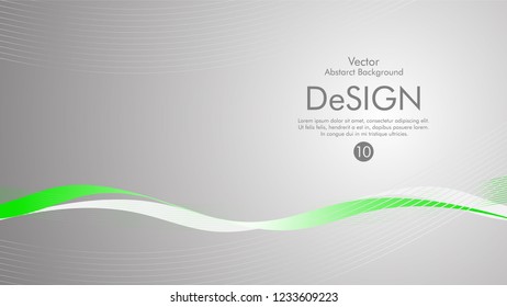 Abstract vector background, color flow waved lines . stock vector