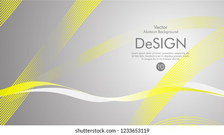 Abstract vector background, color flow waved lines . stock vector