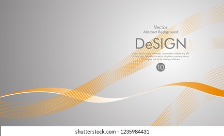 Abstract vector background, color flow waved lines . stock vector.  abstract background wallpaper design, vector illustration