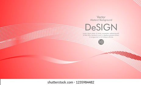 Abstract vector background, color flow waved lines . stock vector.  abstract background wallpaper design, vector illustration