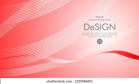 Abstract vector background, color flow waved lines . stock vector.  abstract background wallpaper design, vector illustration