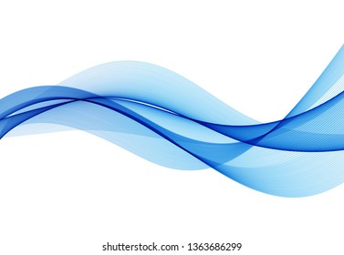 Abstract vector background, color flow waved lines for brochure, website, flyer design. Transparent smooth wave