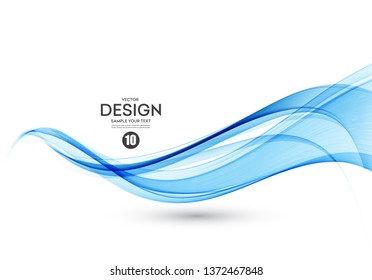 Abstract vector background, color flow waved lines for brochure, website, flyer design. Transparent smooth wave