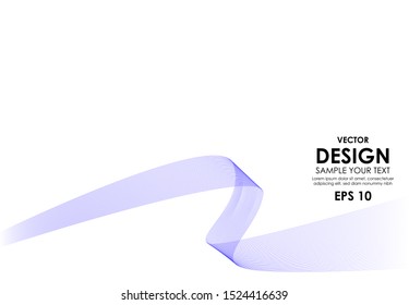 Abstract vector background, color flow waved lines for brochure, website, flyer design. Transparent smooth wave