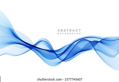 Abstract vector background, color flow waved lines for brochure, website, flyer design. Transparent smooth wave