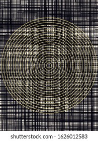 Abstract vector background. Color  geometric composition of regular  overlapping shapes.
