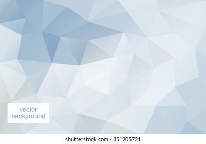 Abstract vector background with color gradients consisting of polygons