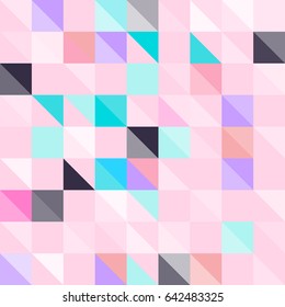 Abstract, vector background with color mosaic