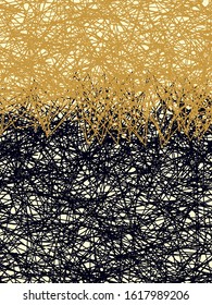 Abstract vector background. Color vertical triangular composition of regular overlapping geometric elements.